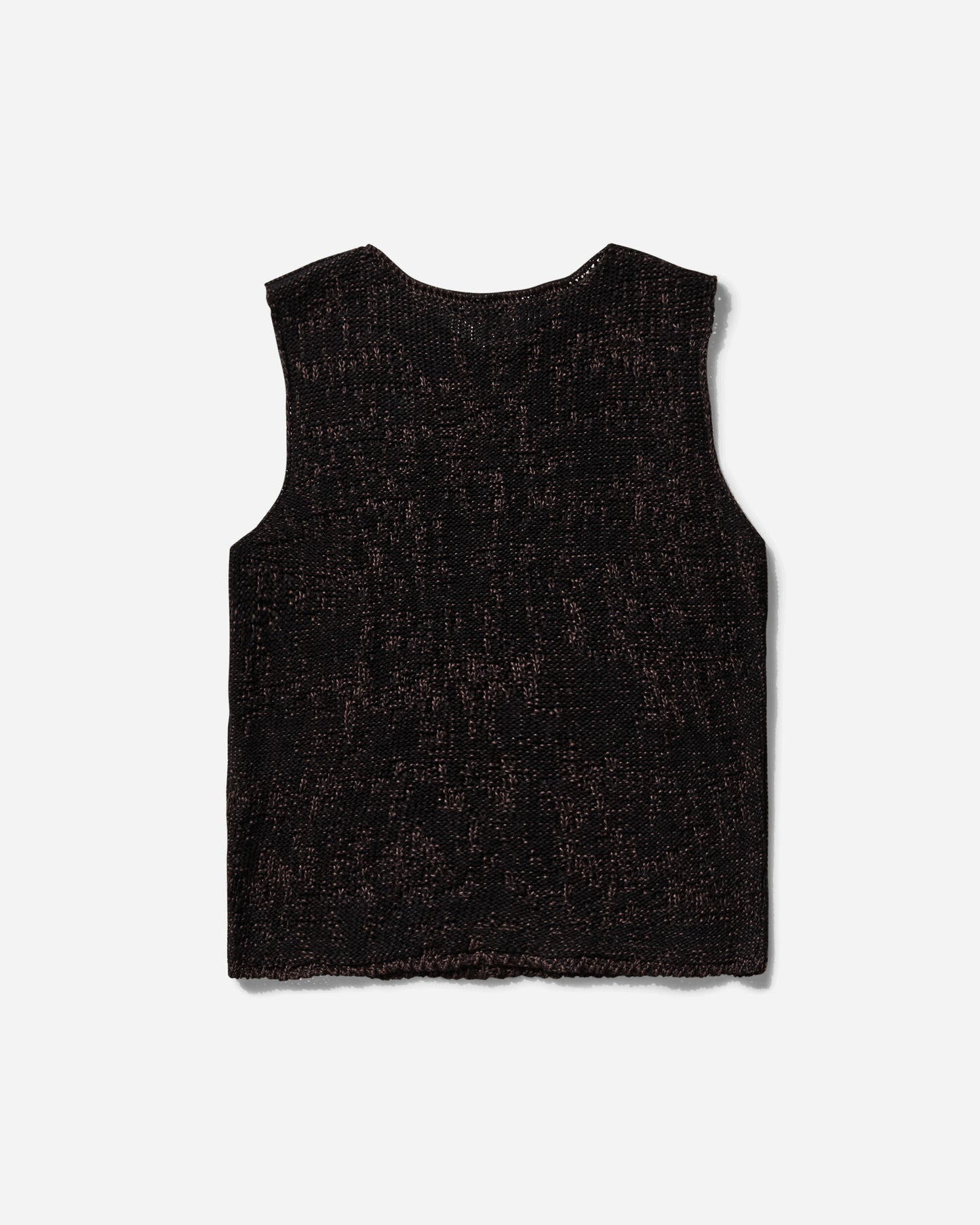 ROA Vortex Vest Black Brown Knitwears Gilets RBMW0374YA41 BLK0040