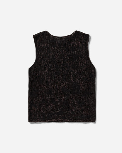 ROA Vortex Vest Black Brown Knitwears Gilets RBMW0374YA41 BLK0040