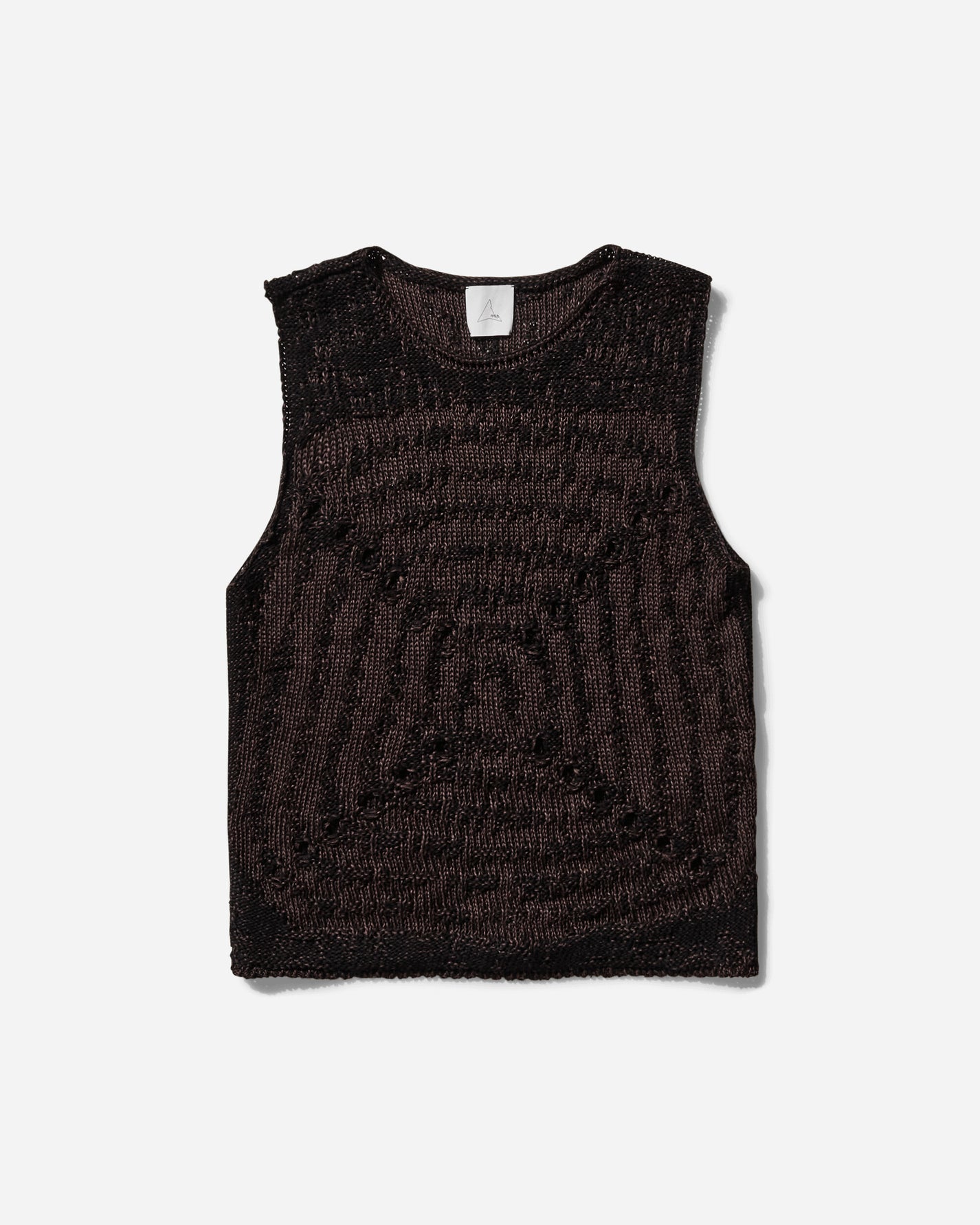 ROA Vortex Vest Black Brown Knitwears Gilets RBMW0374YA41 BLK0040