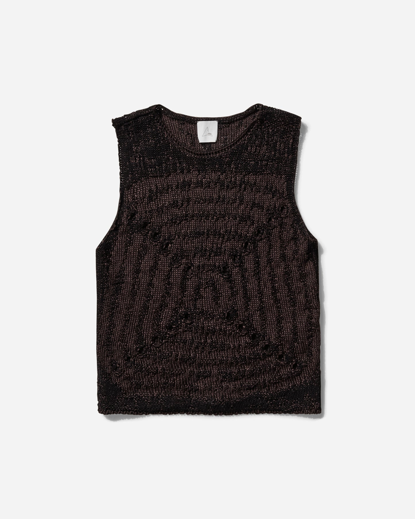 ROA Vortex Vest Black Brown Knitwears Gilets RBMW0374YA41 BLK0040