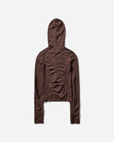 ROA Circular Hoodie Dark Brown Sweatshirts Hoodies RBWW012YA06 BRW0003