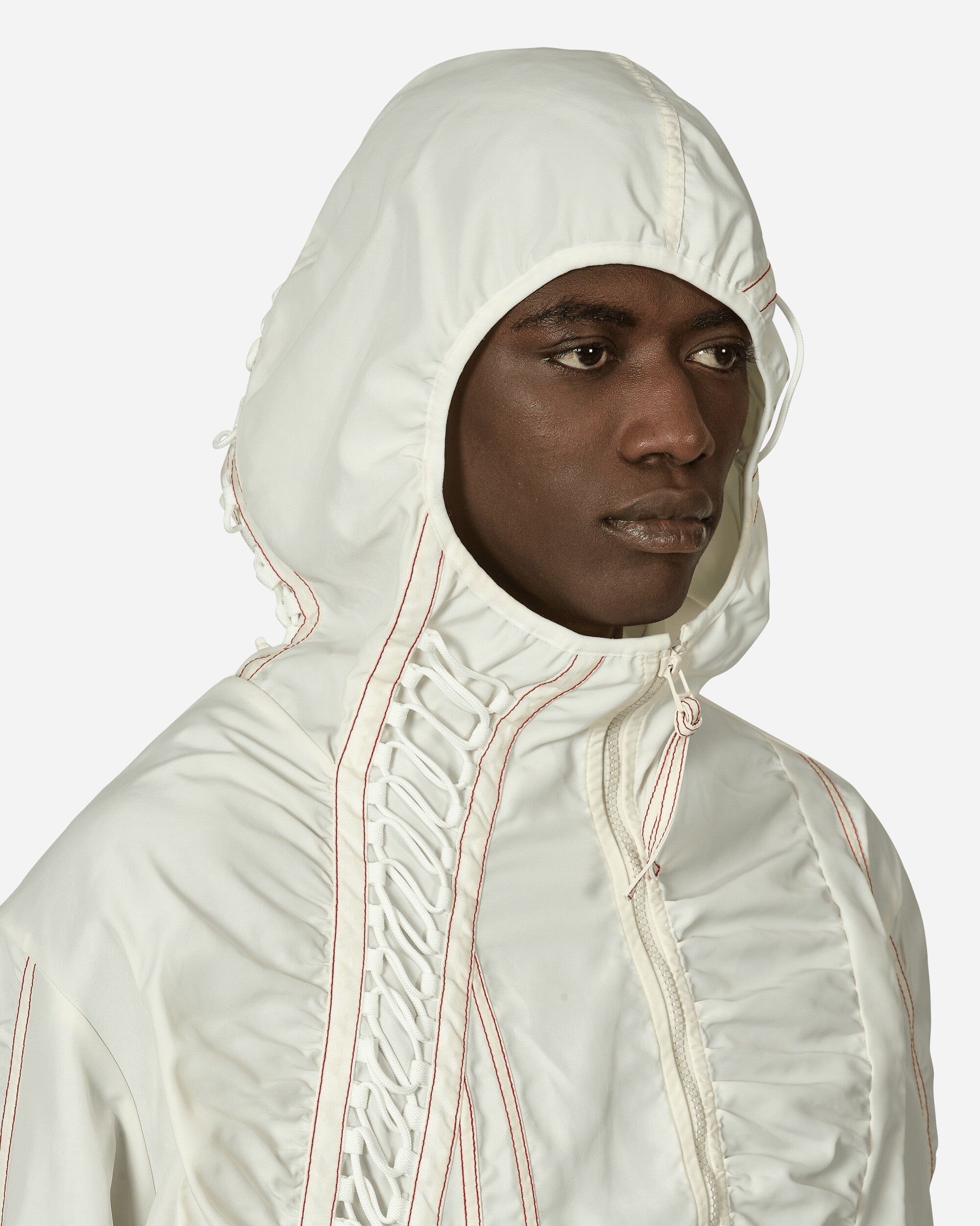Reebok Reebok X Kanghuyk Hooded Jacket White/Red Coats and Jackets Parka Jackets RMEA008C99FAB0010300 