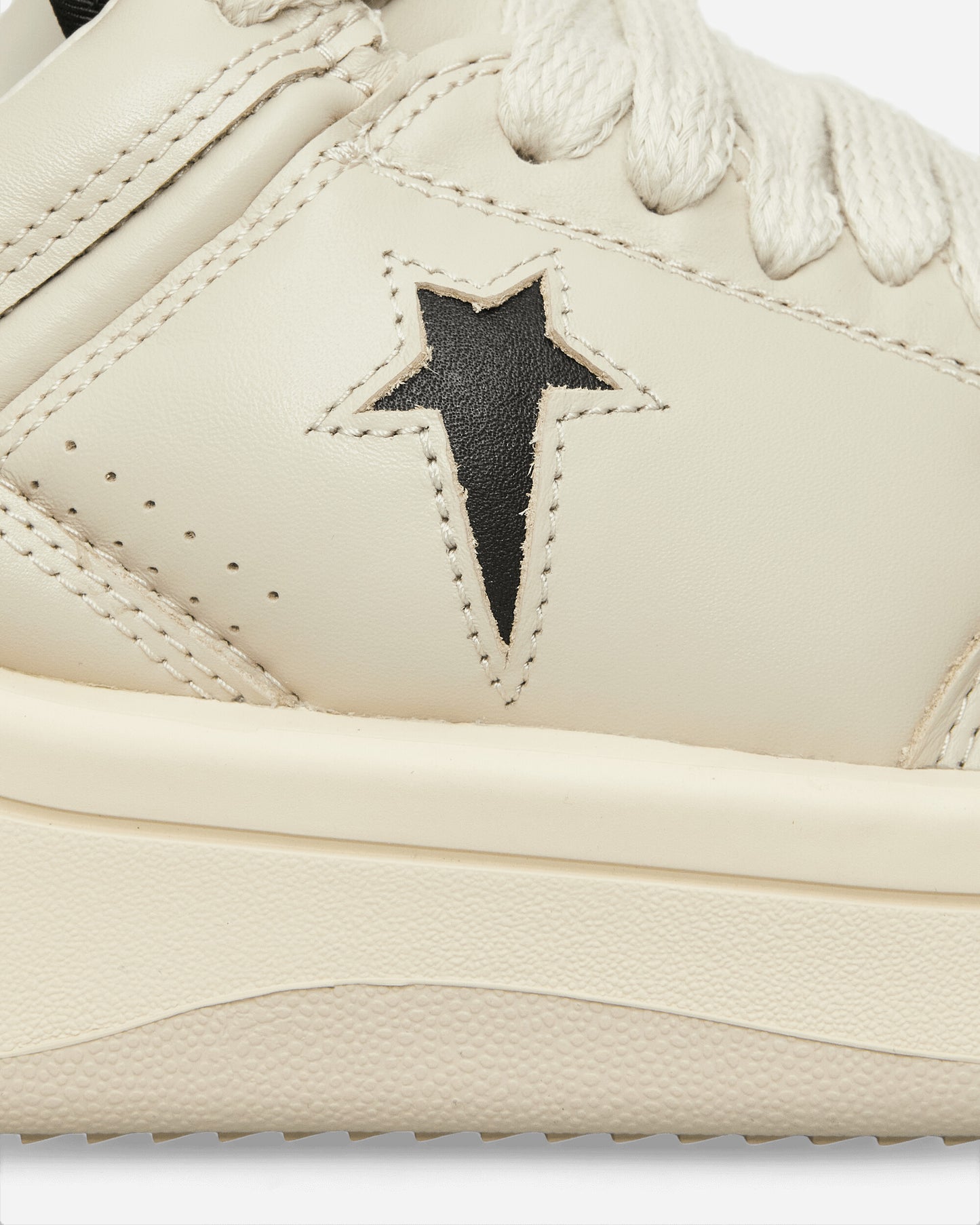 Rick Owens Drkshdw Turbowpn Ox Oyster/Black Sneakers Low DC01EX062 6109