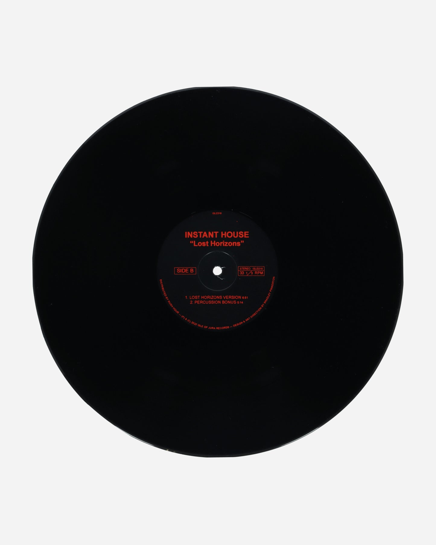 Rush Hour Instant House (Joe Claussell) - Lost Horizons Multicolor Music Vinyls ISLE016 1
