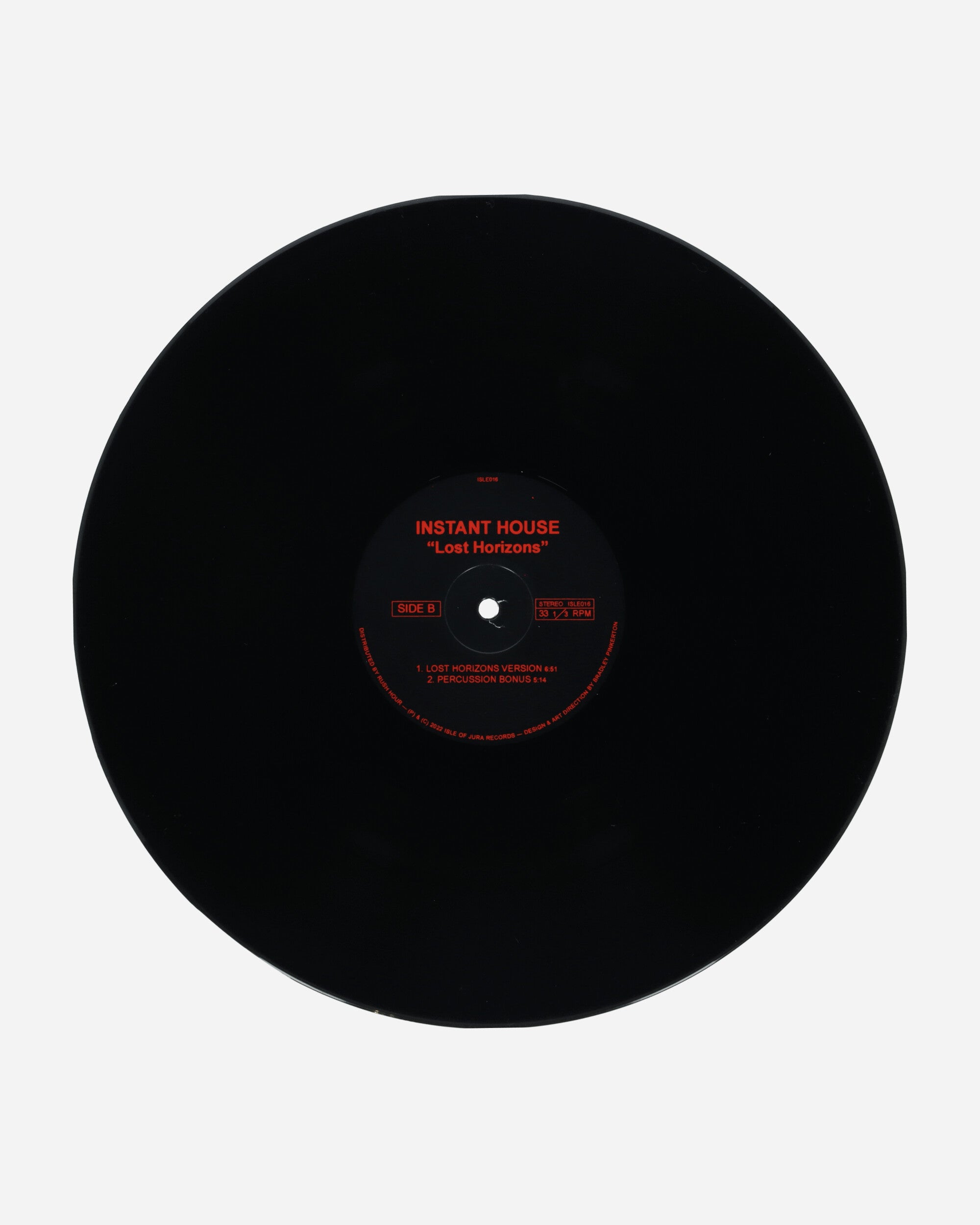 Rush Hour Instant House (Joe Claussell) - Lost Horizons Multicolor Music Vinyls ISLE016 1