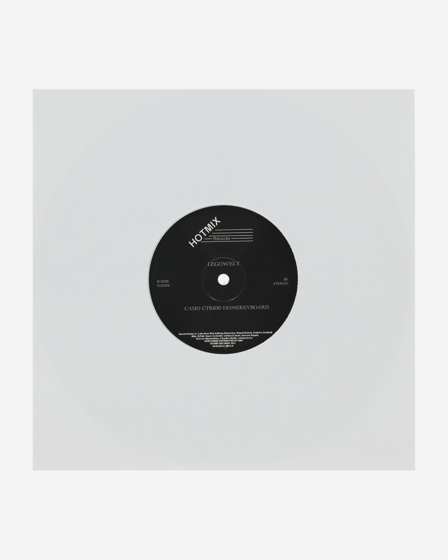 Rush Hour Legowelt - Drumcomputer Glory/ Casio Ctk630 Homekeyboard Multicolor Music Vinyls HM034 1