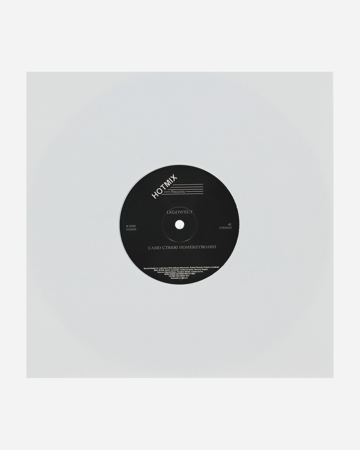 Rush Hour Legowelt - Drumcomputer Glory/ Casio Ctk630 Homekeyboard Multicolor Music Vinyls HM034 1