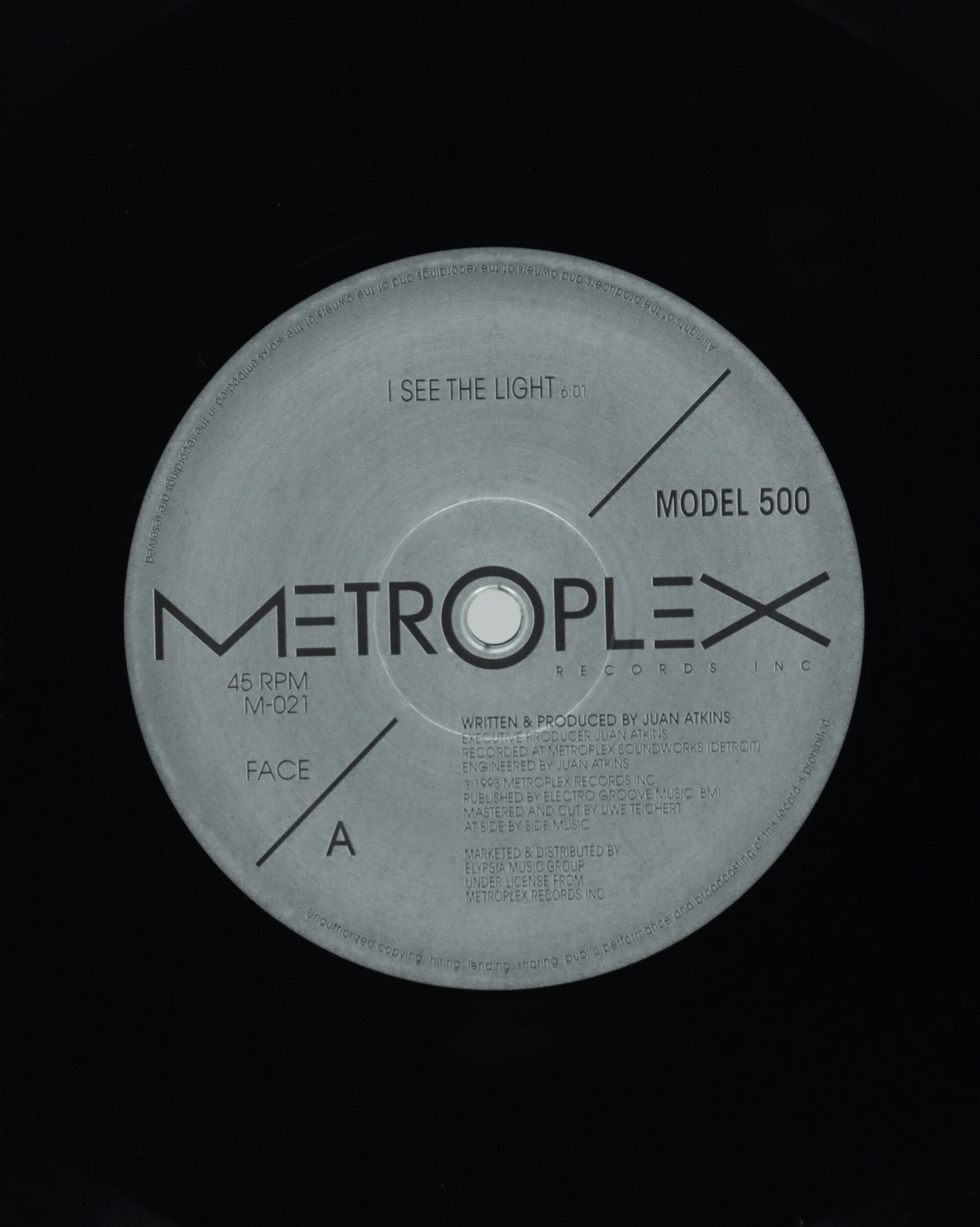 Rush Hour Model 500 - I See The Light / Pick Up The Flow (Remastered) Multicolor Music Vinyls M021 1