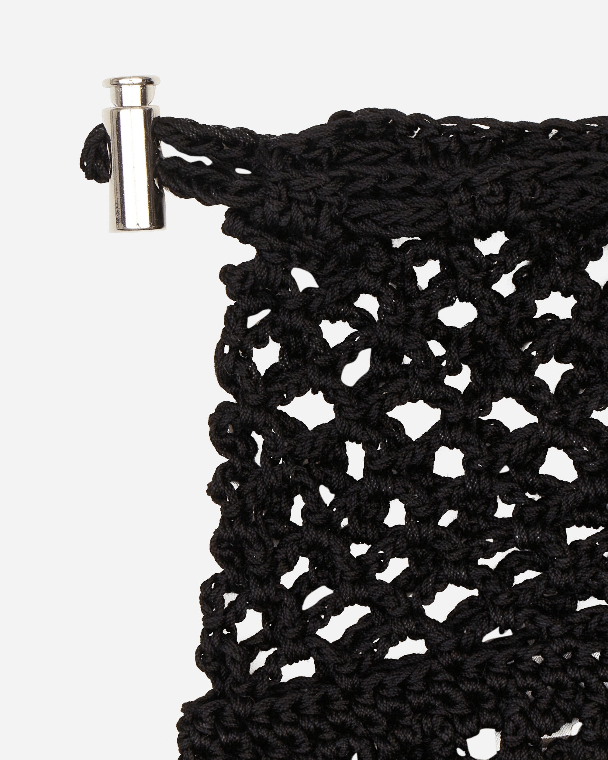 SSU Wmns Crochet Mesh Stitch Crossbody Bag Black Bags and Backpacks Shoulder Bags SSUCROSSBODYBAG BLACK