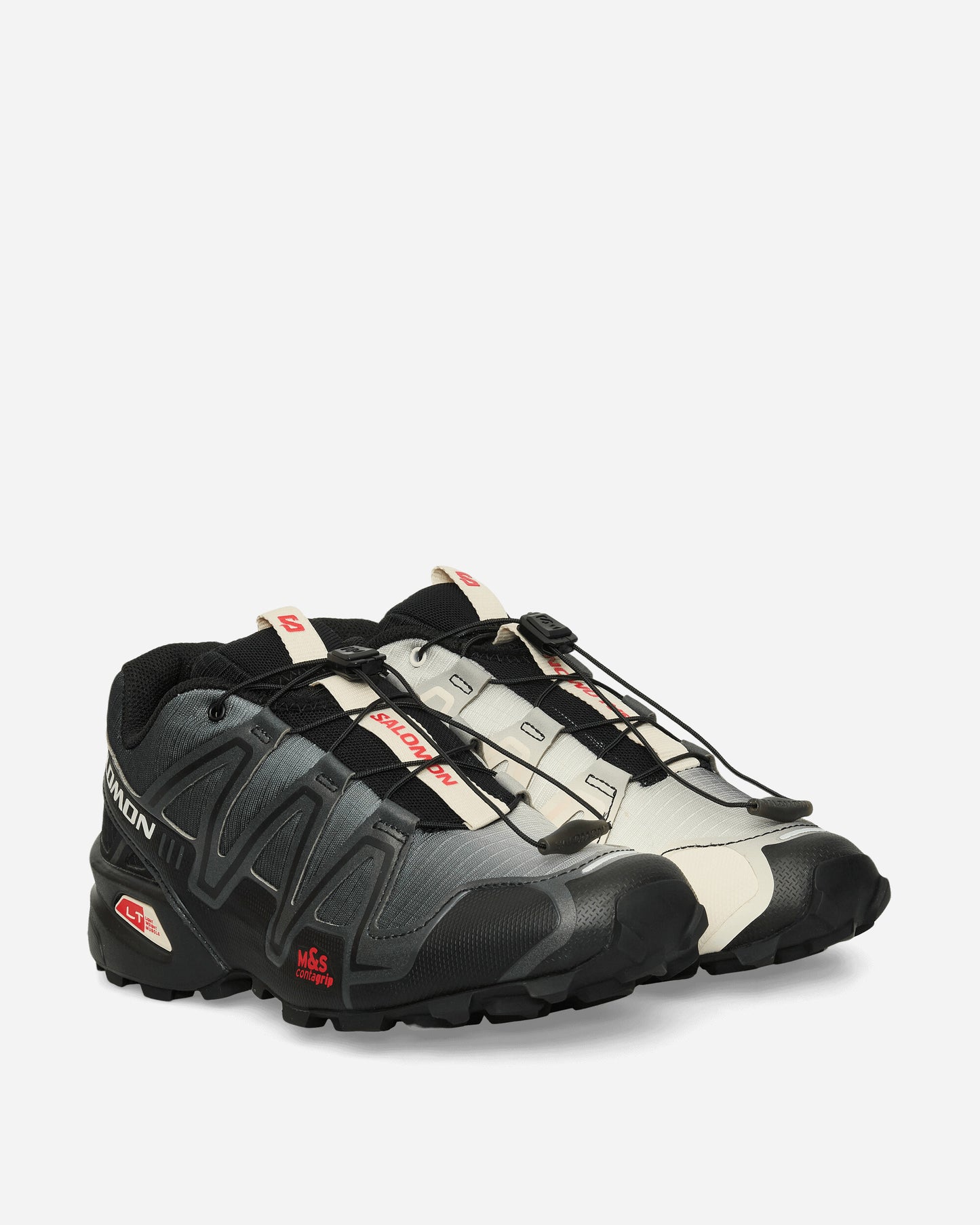 Salomon Speedcross 3 Dual Aura Black/Vanilla Ice/Red Sneakers Low L47844200
