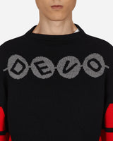 Slam Jam Devo Knitwear Black/Red Knitwears Sweaters BBM0014FA03 BLK0001