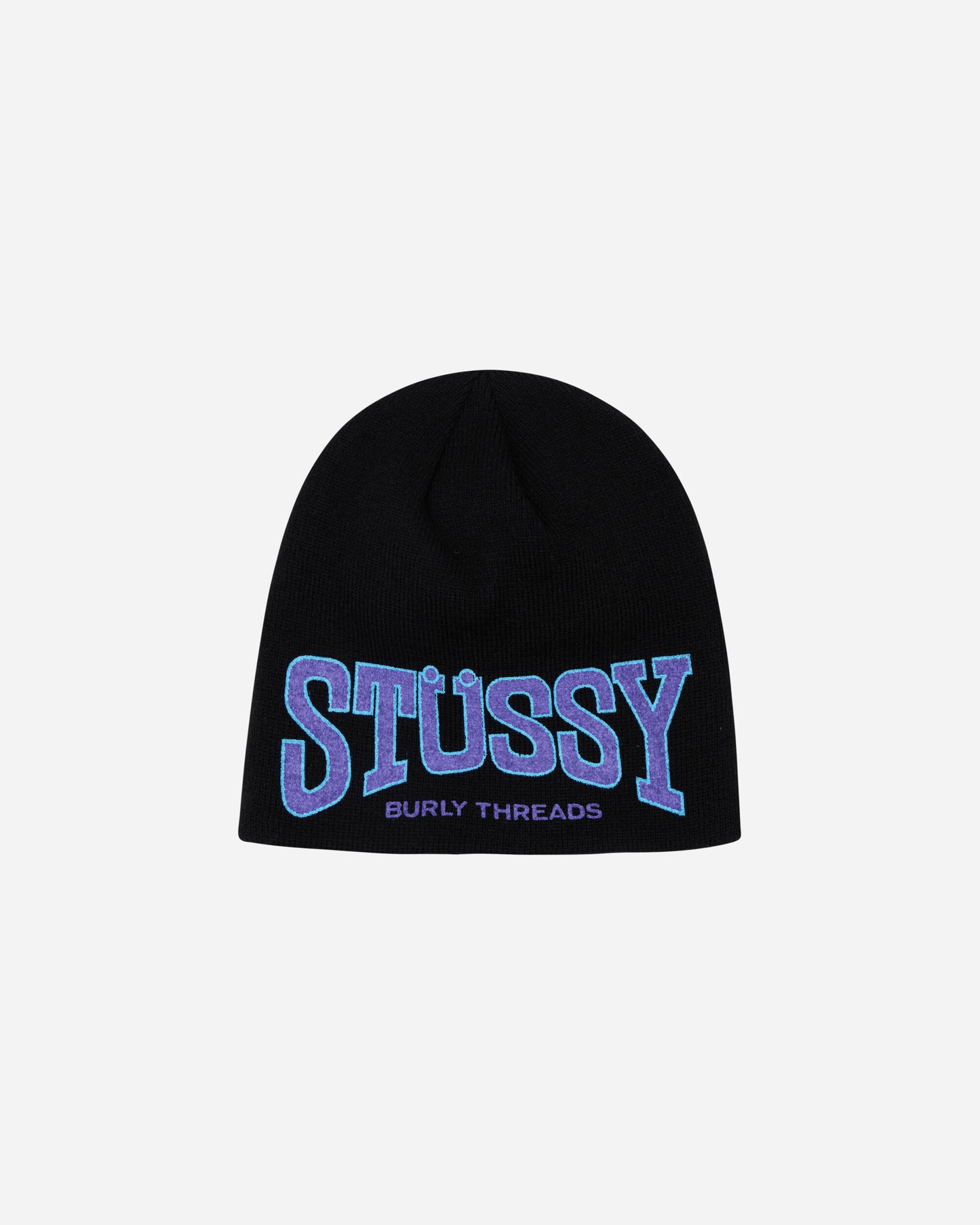 Stüssy Burly Threads Skullcap Beanie Black Hats Beanies 1321206 0002