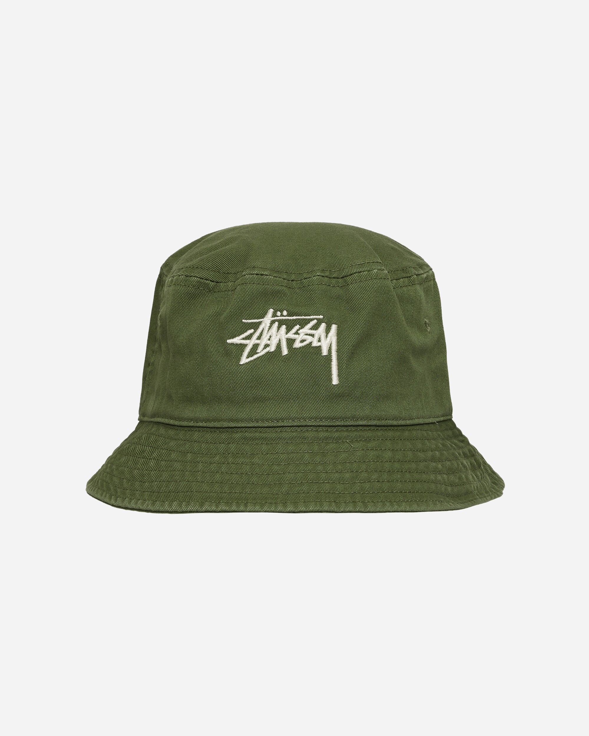 Stüssy Big Stock Bucket  Hat Olive Hats Bucket 1321182NEW OLIV