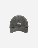 Stüssy Basic Washed Low Pro Cap Charcoal Hats Caps 1311163 0002