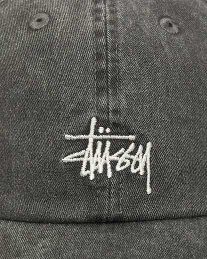 Stüssy Basic Washed Low Pro Cap Charcoal Hats Caps 1311163 0002