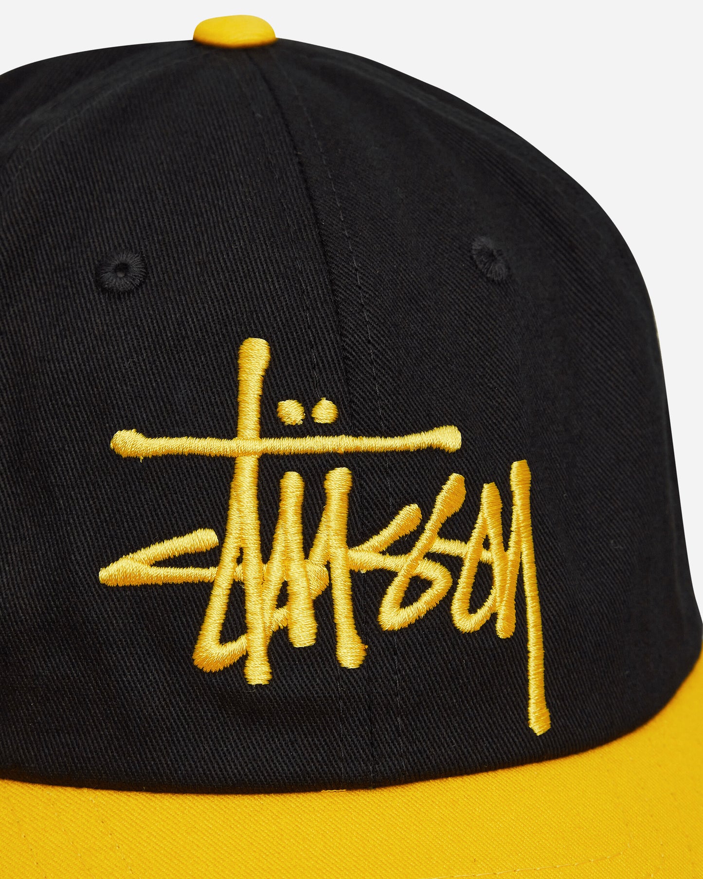 Stüssy Big Basic Vintage Cap Black/Gold Hats Caps 1311144 1482