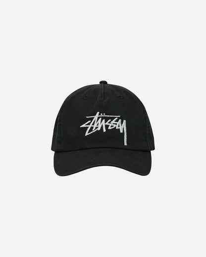Stüssy Big Stock Mid Depth Cap Shadow Black Hats Caps 1311145SJ 1361
