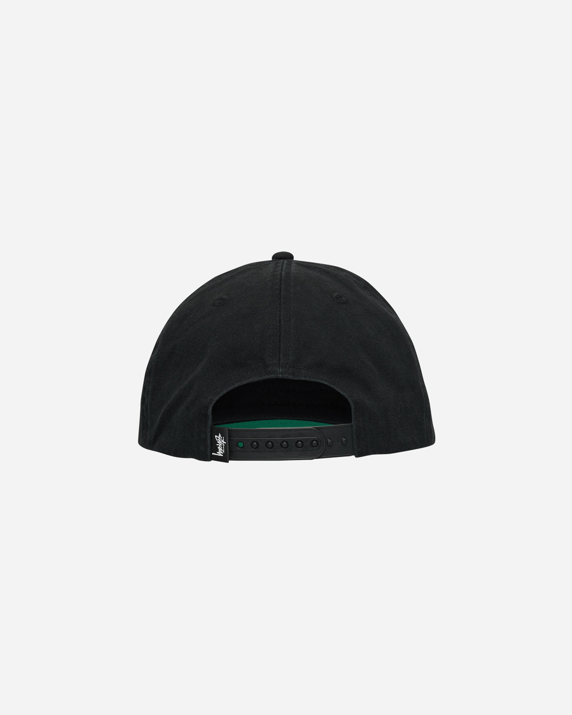 Stüssy Big Stock Mid Depth Cap Shadow Black Hats Caps 1311145SJ 1361