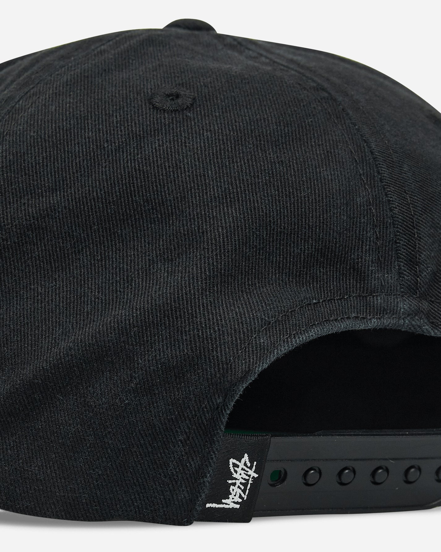 Stüssy Big Stock Mid Depth Cap Shadow Black Hats Caps 1311145SJ 1361