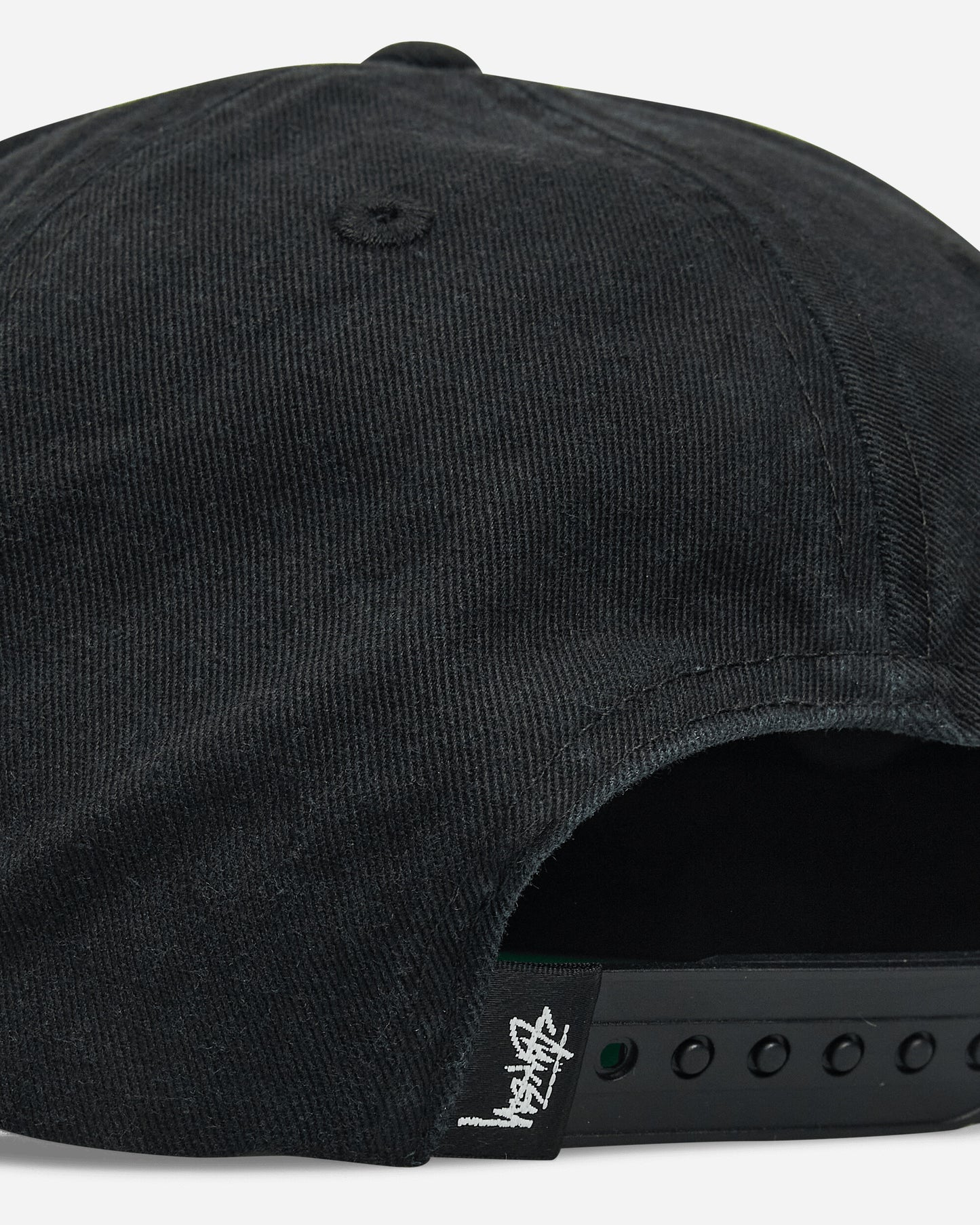 Stüssy Big Stock Mid Depth Cap Shadow Black Hats Caps 1311145SJ 1361