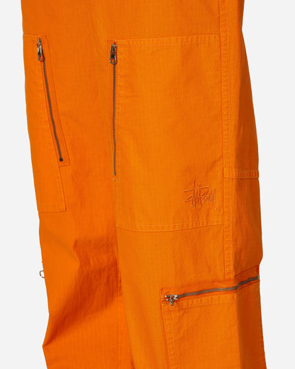Stüssy Flight Pant Ripstop Pig. Dyed Orange Pants Casual 116655 0602