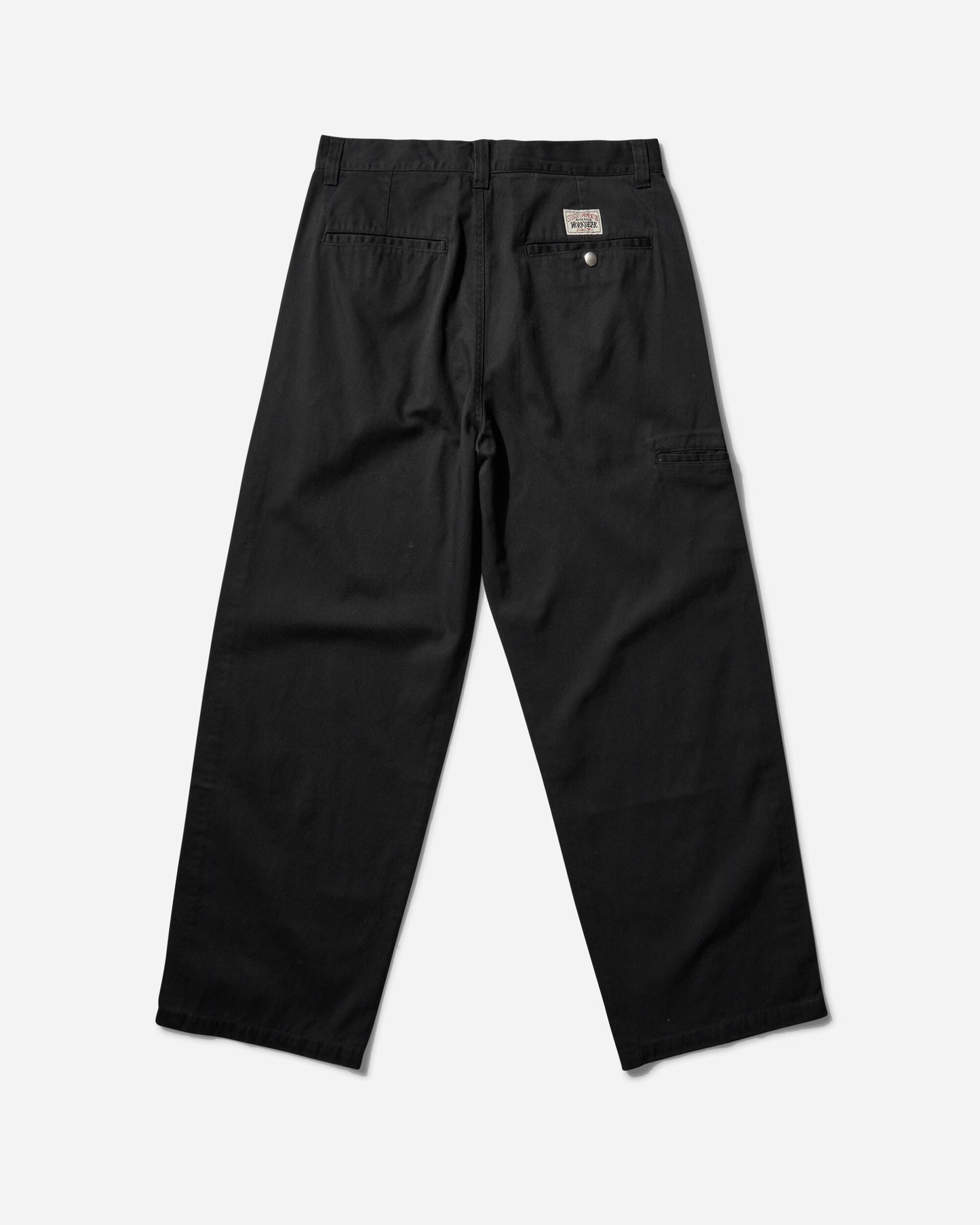 Stüssy Workgear Trouser Twill Black Pants Casual 116625 0001