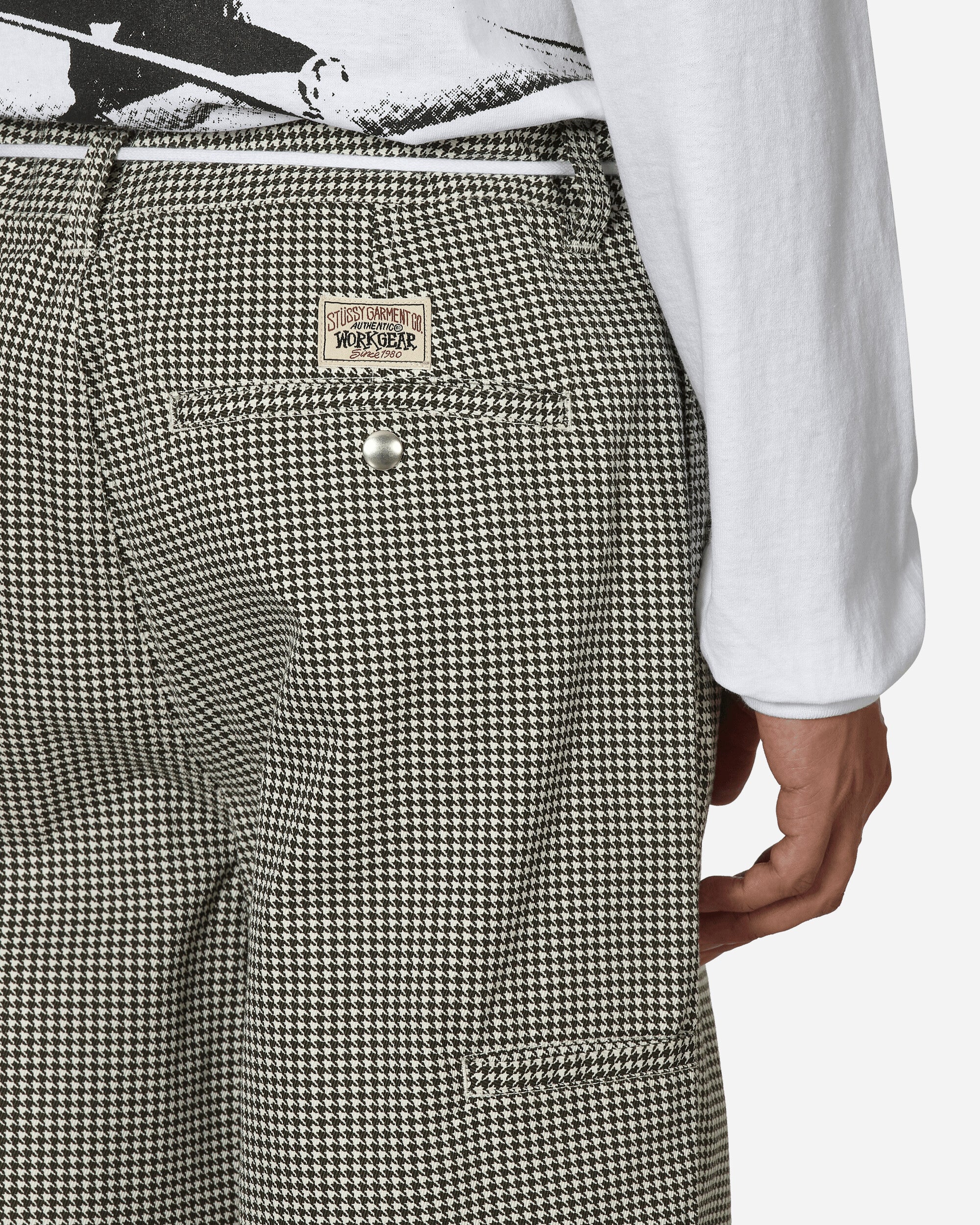 Stüssy Workgear Trouser Twill Houndstooth Pants Casual 116625 2444