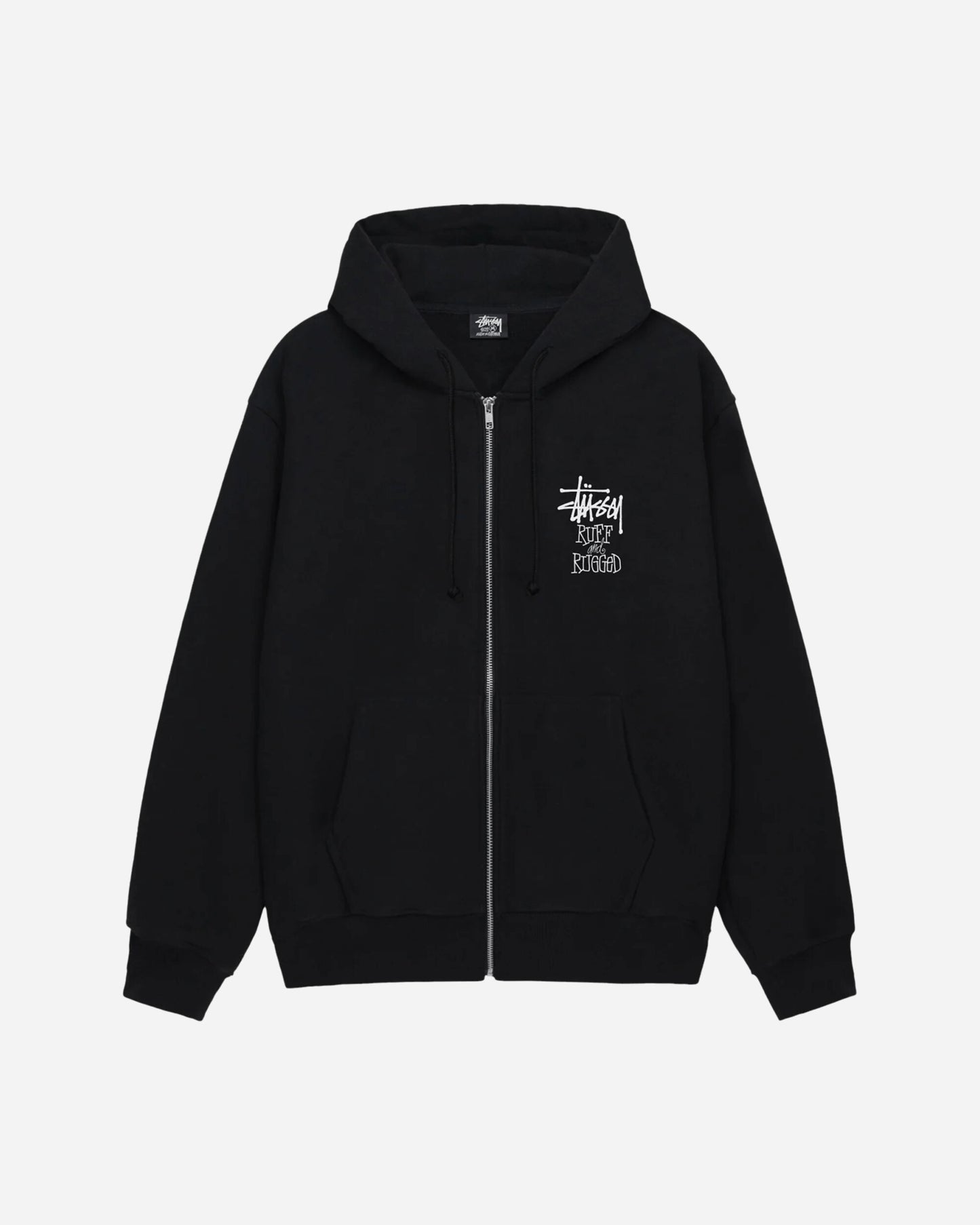 Stüssy Well Suited Zip Hood Black Sweatshirts Hoodies 1975081 0001