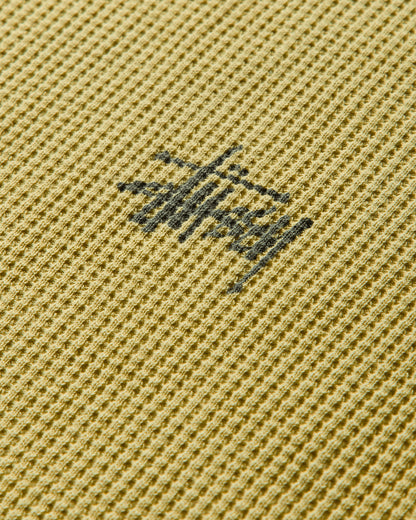 Stüssy Raglan Thermal 2 Tone Yellow T-Shirts Longsleeve 1140362SJ 0201
