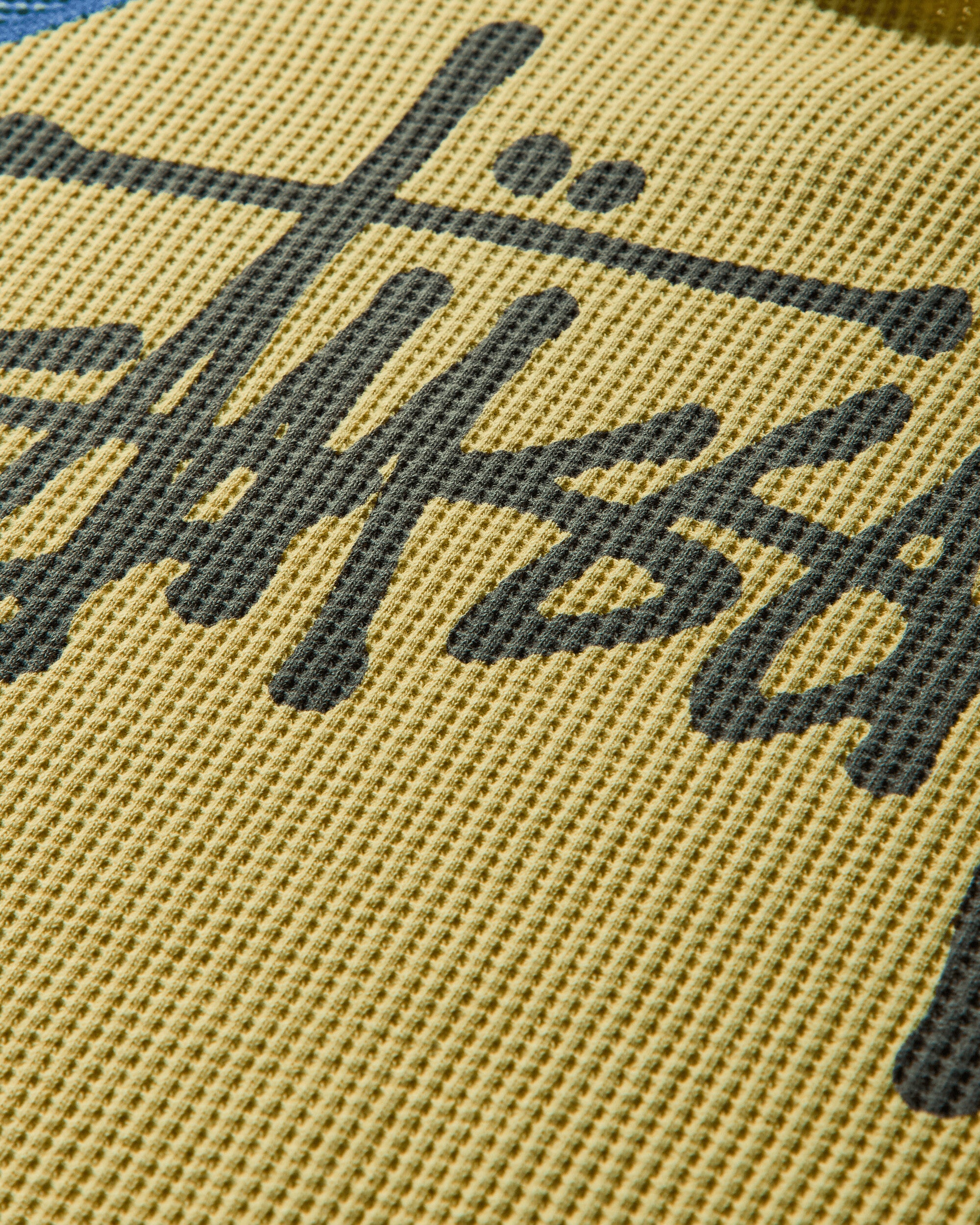 Stüssy Raglan Thermal 2 Tone Yellow T-Shirts Longsleeve 1140362SJ 0201