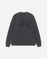 Stüssy Raglan Thermal Basic Stock Washed Black T-Shirts Longsleeve 1140356 0034