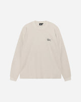 Stüssy Raglan Thermal Basic Stock Bone T-Shirts Longsleeve 1140356 1207