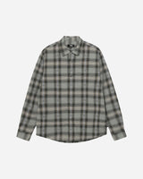 Stüssy Motif Plaid Shirt Grey Shirts Longsleeve Shirt 1110352 0008