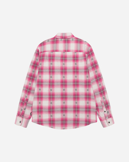 Stüssy Motif Plaid Shirt Pink Shirts Longsleeve Shirt 1110352 0604