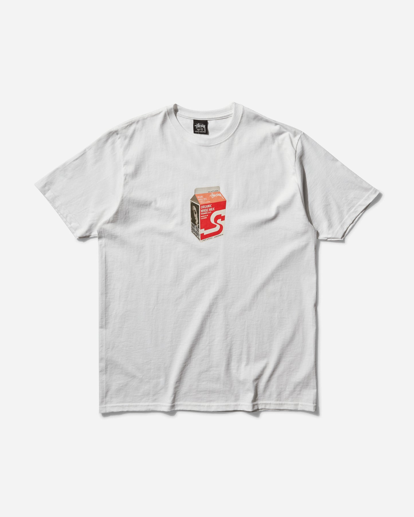 Stüssy Milk Tee White T-Shirts Shortsleeve 1905036 1201