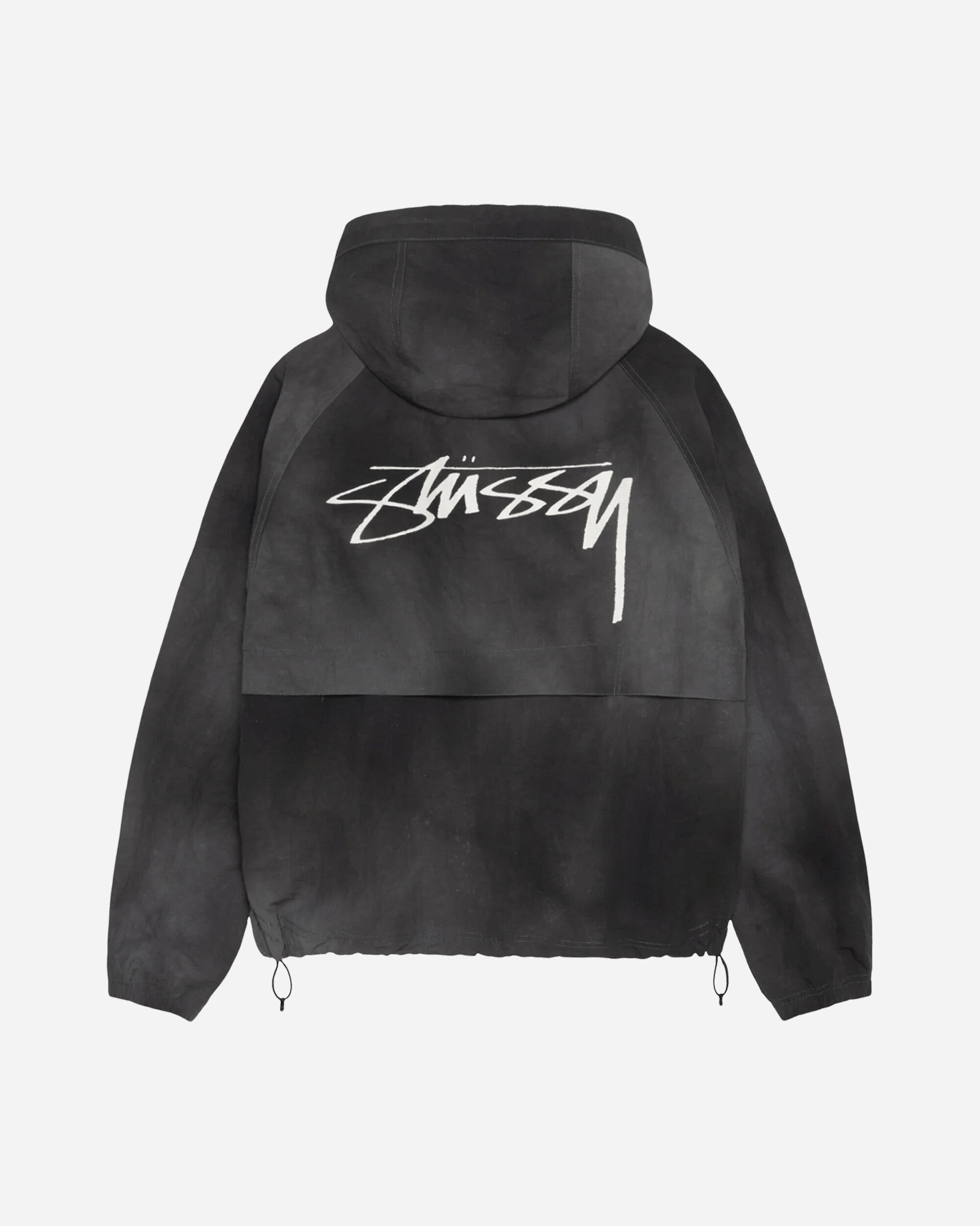 Stüssy Beach Shell Wave Dye Black Sweatshirts Zip-Ups 115745 0001