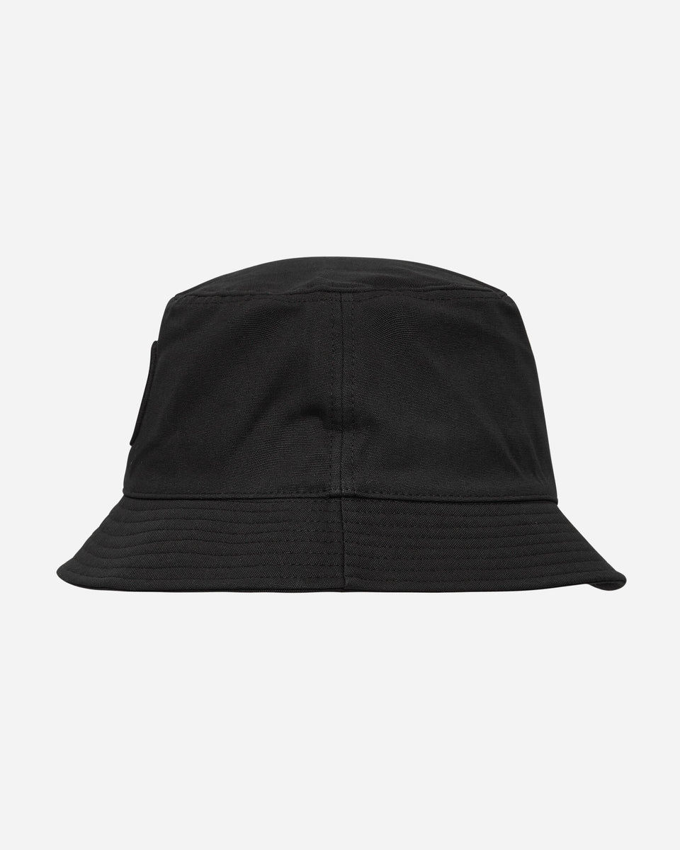 Stone Island Logo Bucket Hat Black - Slam Jam® Official Store