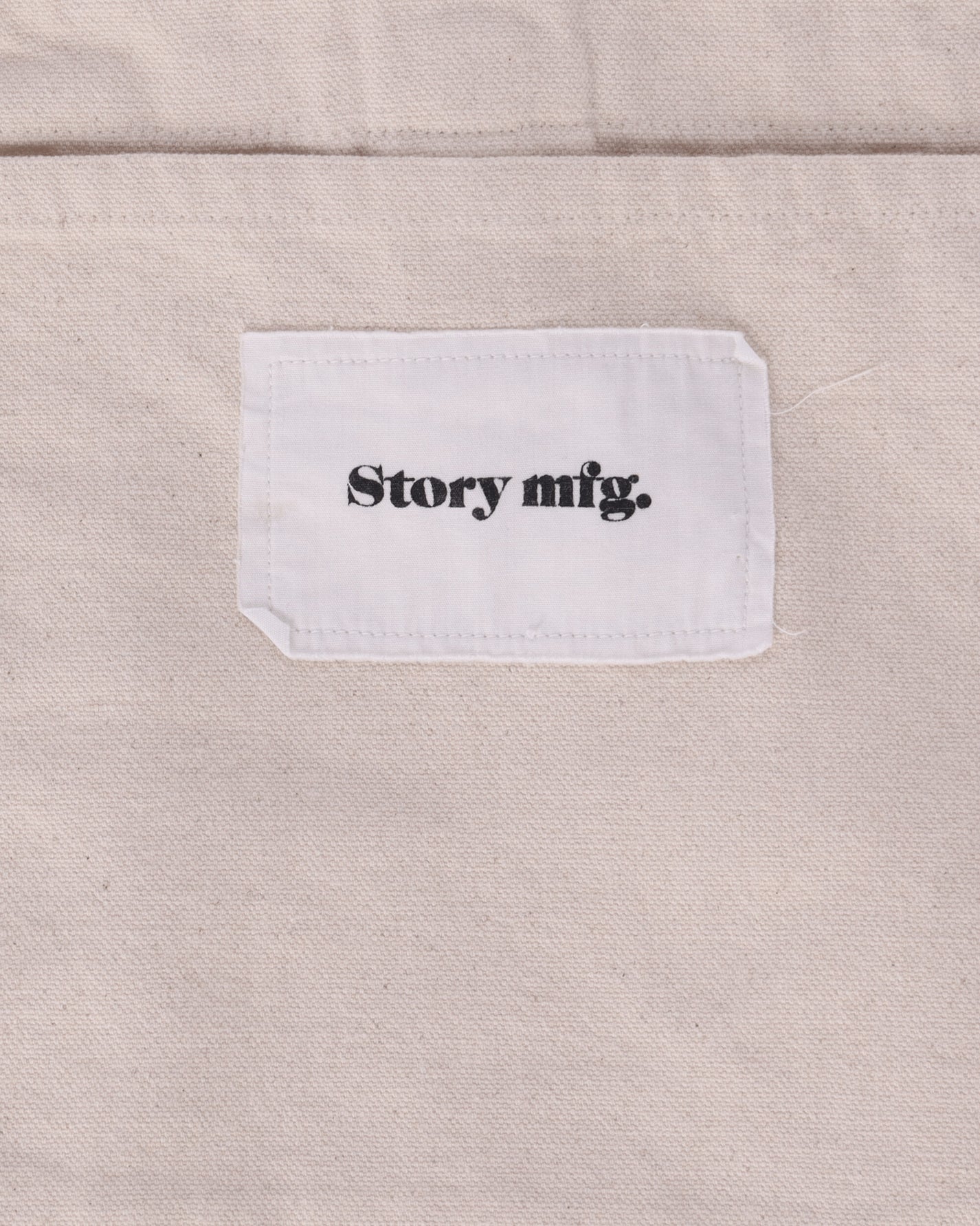 Story mfg. Big Shop Tote Ecru Natural Tech Bags and Backpacks Tote Bags SSS25ACBSTCOTIRB ENT