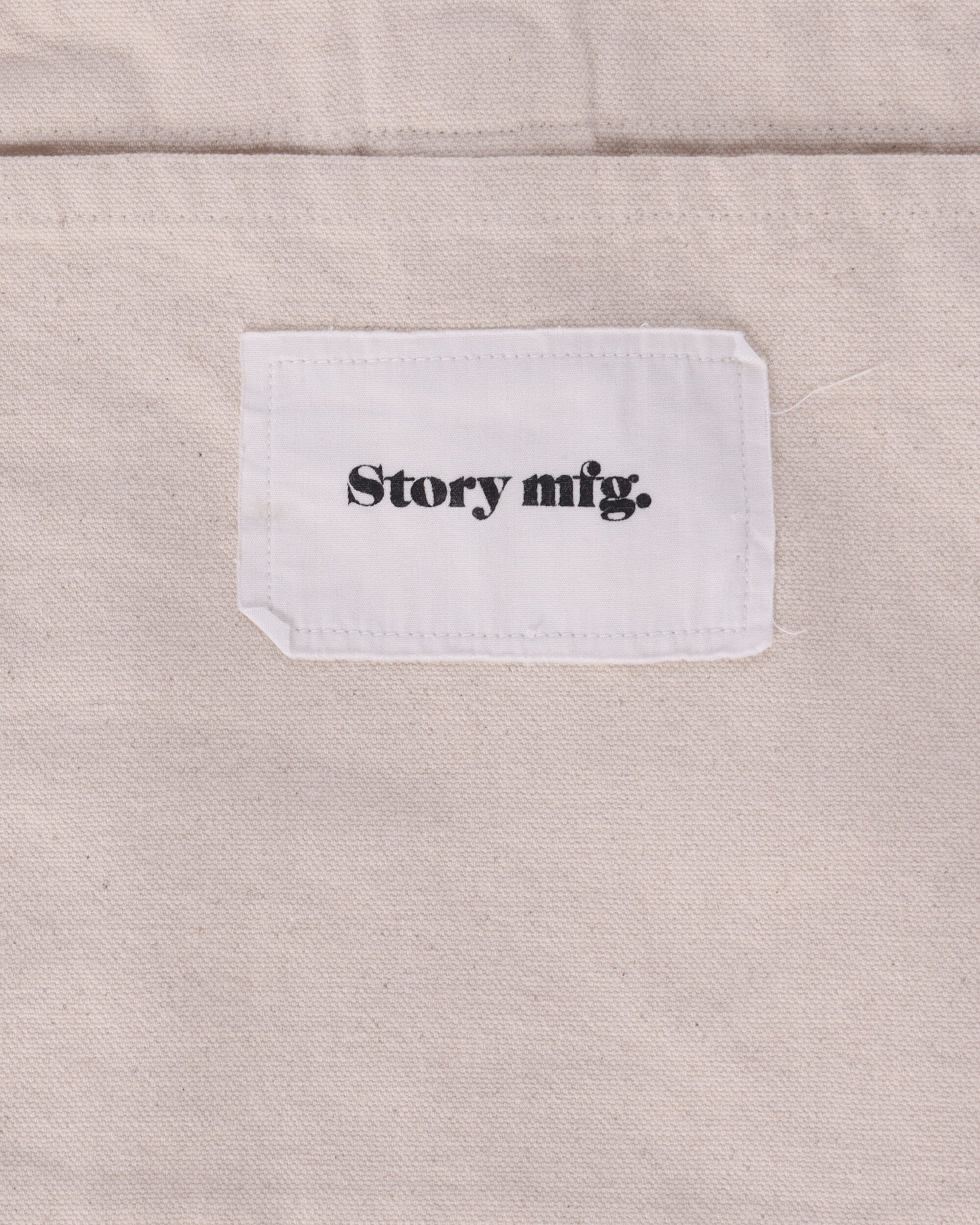 Story mfg. Big Shop Tote Ecru Natural Tech Bags and Backpacks Tote Bags SSS25ACBSTCOTIRB ENT