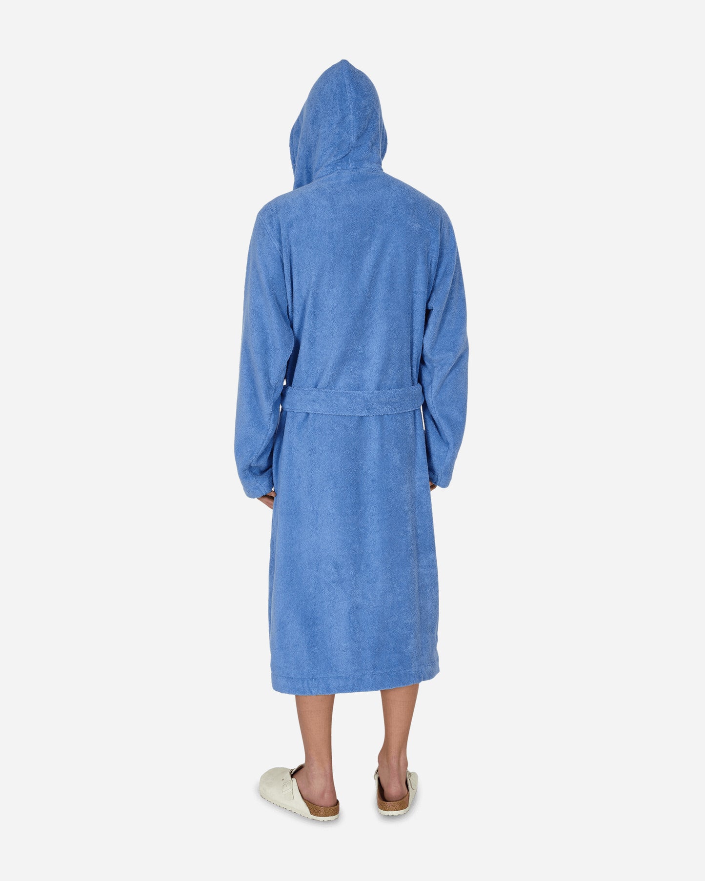 Tekla Hooded Bathrobe Clear Blue Textile Bathrobes BT CL