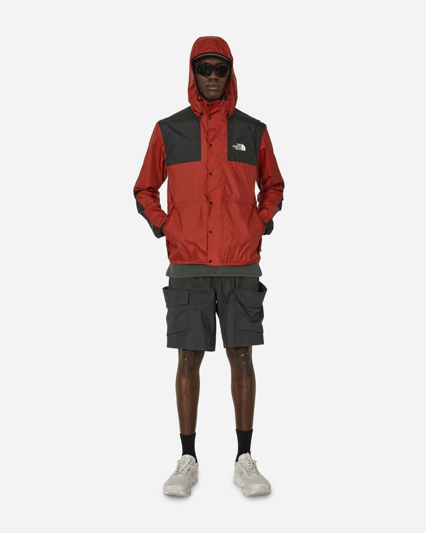 The North Face M Seasonal Mountain Jacket Iron Red Coats and Jackets Windbreakers NF0A5IG3 POJ