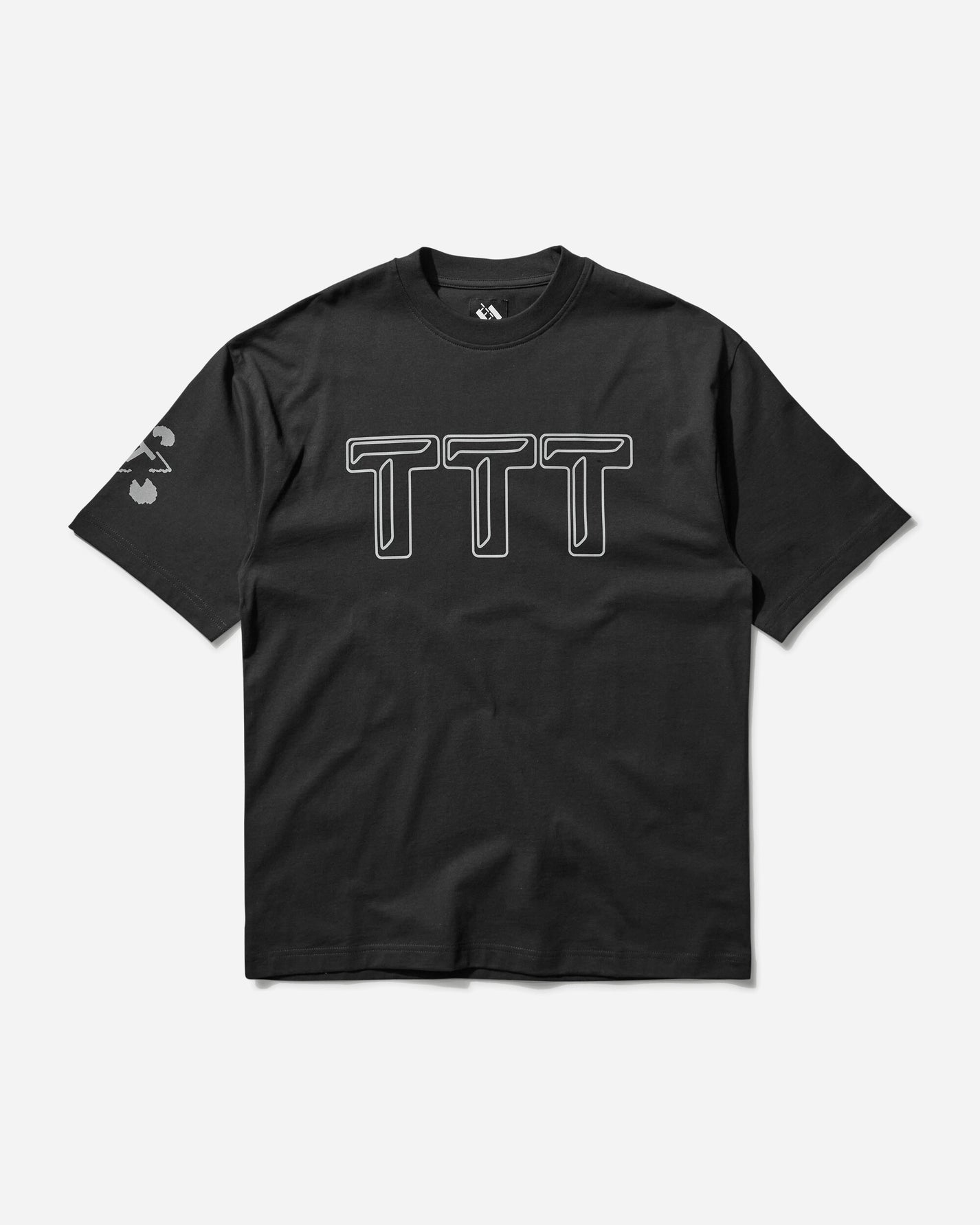 The Trilogy Tapes Ttt Logo T-Shirt Black T-Shirts Shortsleeve PN24061 BLACK