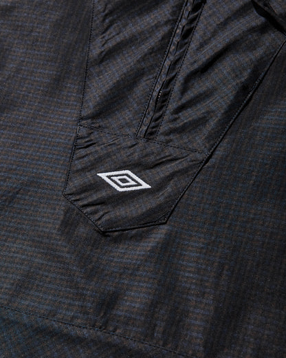 Umbro Check Mask Anorak Navy Dark Brown Coats and Jackets Jackets UBMW0289FA185 BLU0036