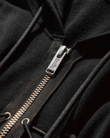 Undercover Wmns Zipped Hoodie Black Sweatshirts Zip-Ups UC1E1807 BLACK