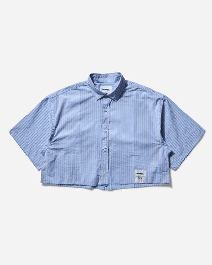 Vans Wmns Otw Homme Girls Crop Shirt Azurine Shirts Shortsleeve Shirt VN000NTBEM91