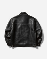 WACKO MARIA Single Riders Leather Jacket ( Type-2 ) Black Coats and Jackets Leather Jackets 25SSE-WMO-BL02 BLACK