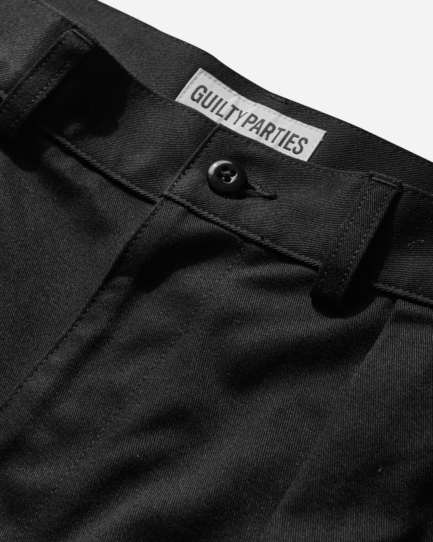 WACKO MARIA Double Pleated Chino Short Trousers Black Shorts Short 25SS-WMP-PT14 BLACK