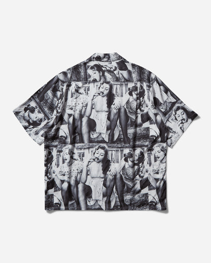 WACKO MARIA Ellen Von Unwerth / S/S Hawaiian Shirt ( Type-2 ) White Shirts Shortsleeve Shirt EVU-WM-HI02 WHITE