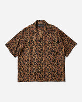 WACKO MARIA Leopard Hawaiian Shirt S/S Brown Shirts Shortsleeve Shirt 25SSE-WMS-HI03 BROWN