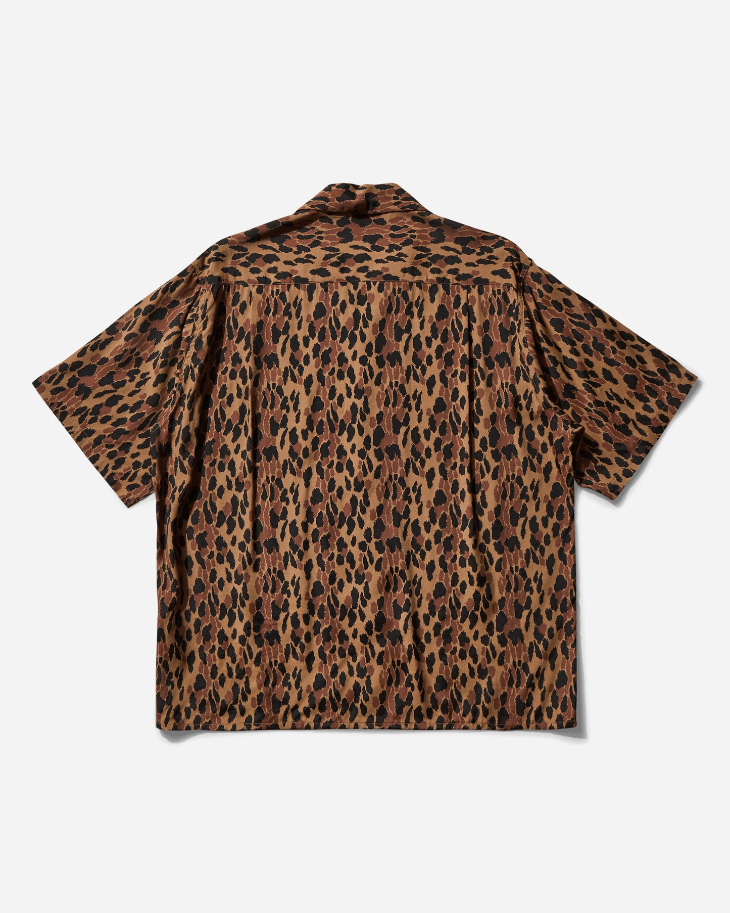 WACKO MARIA Leopard Hawaiian Shirt S/S Brown Shirts Shortsleeve Shirt 25SSE-WMS-HI03 BROWN